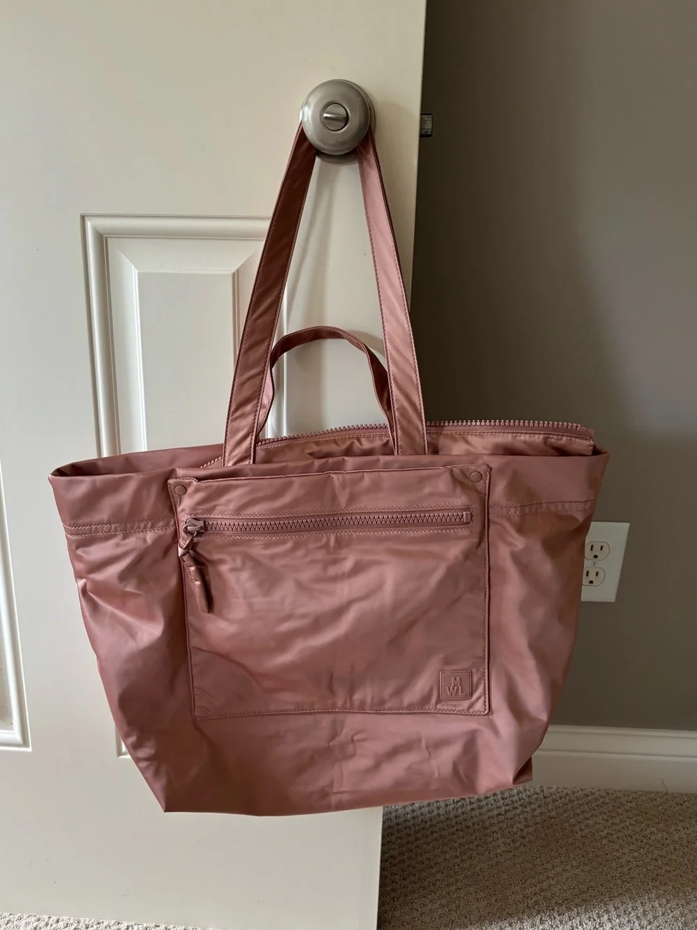 Madewell MWL (Re)sourced Tote Bag in Pink or Rose Gold